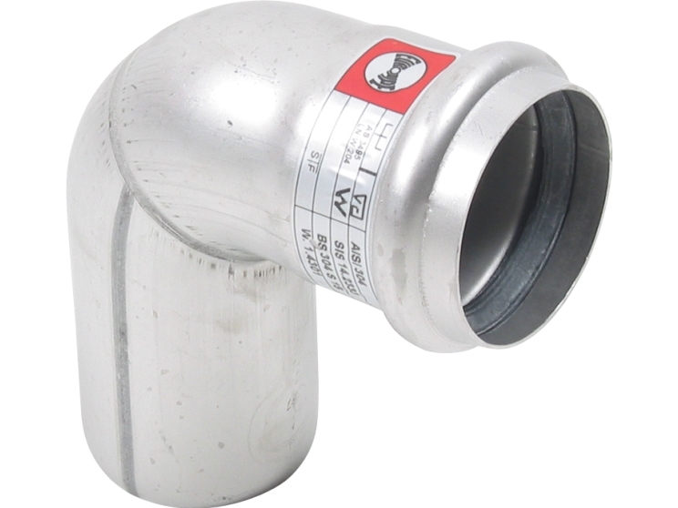 Blücher EuroPipe afløbsbøjning, 87.5°, Ø50 mm, rustfrit stål
