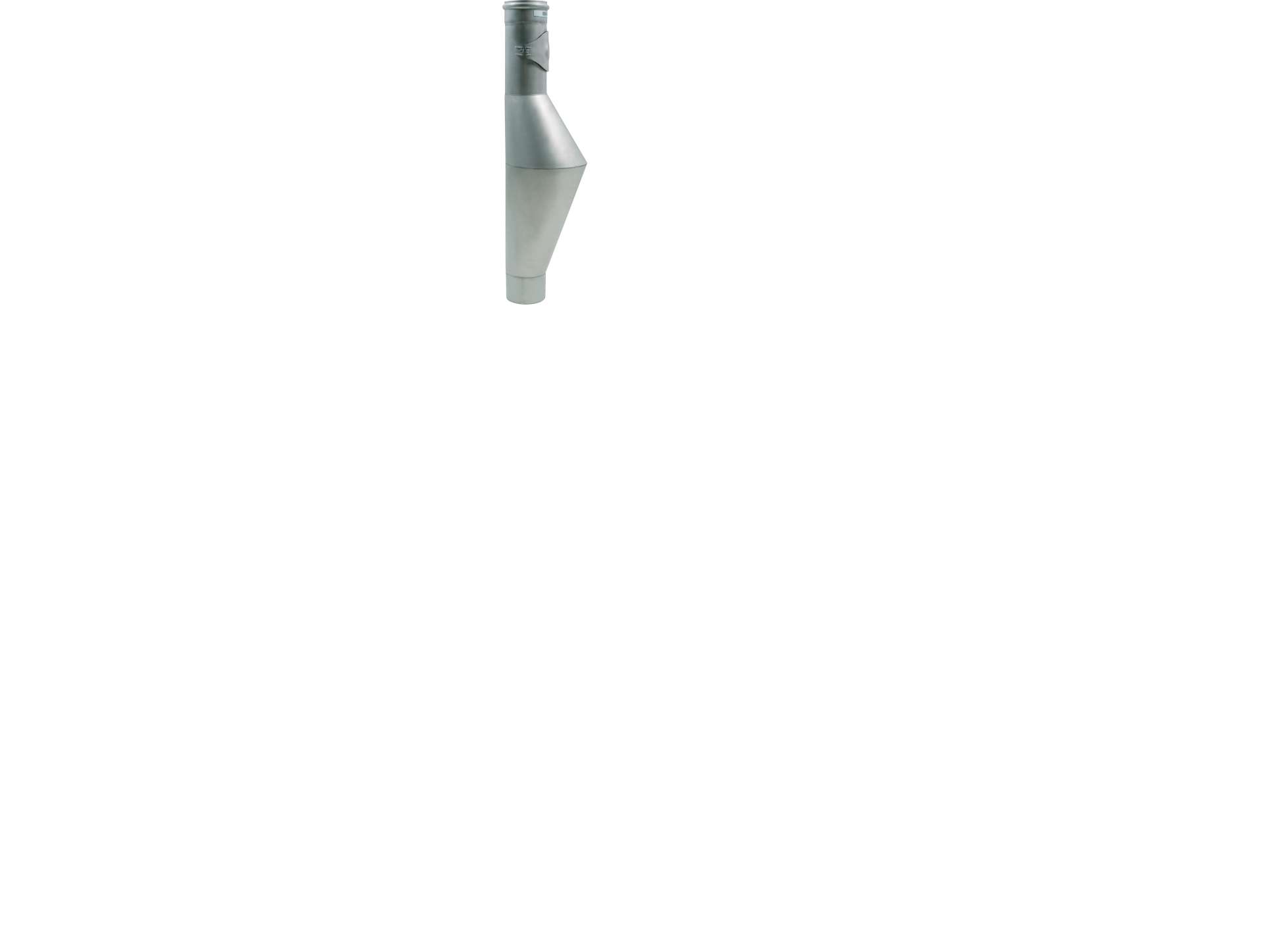 Rottestop m rensead ø110/110mm-rustfrit stål: aisi304/en1.4301