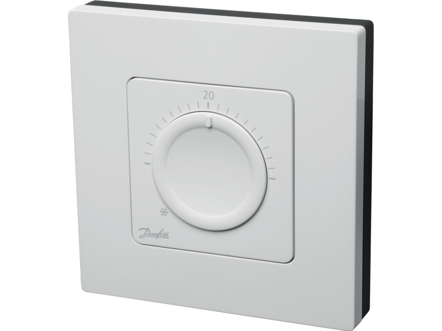 Danfoss IconTM WD, drejeknap - Danfoss IconTM WD, trådløs gulvvarmetermostat med drejeknap