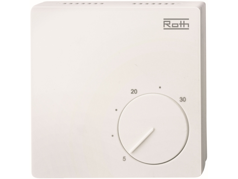 Roth Touchline®BL fortrådet rumtermostat standard