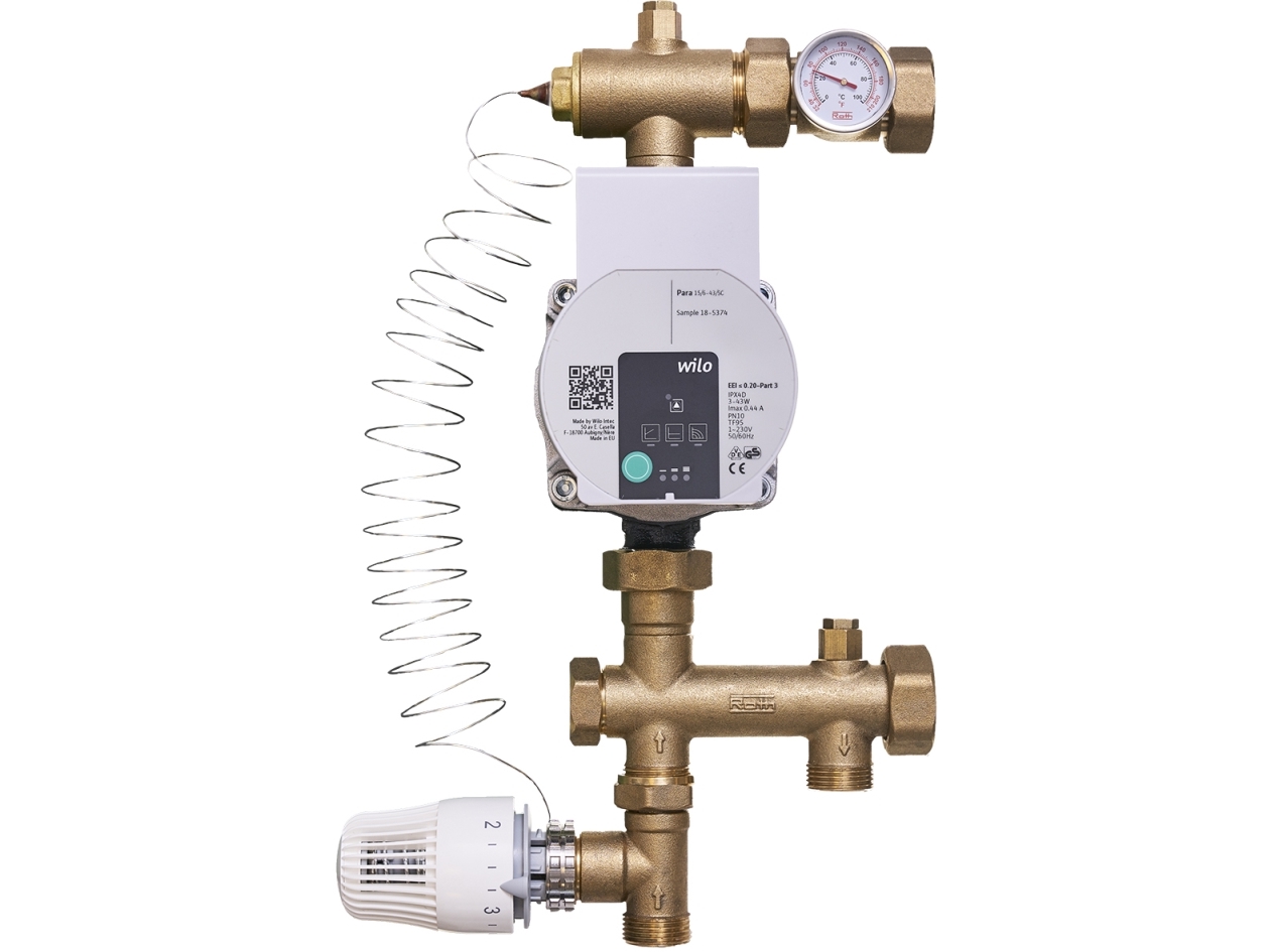 Roth-shunt med termostatventil