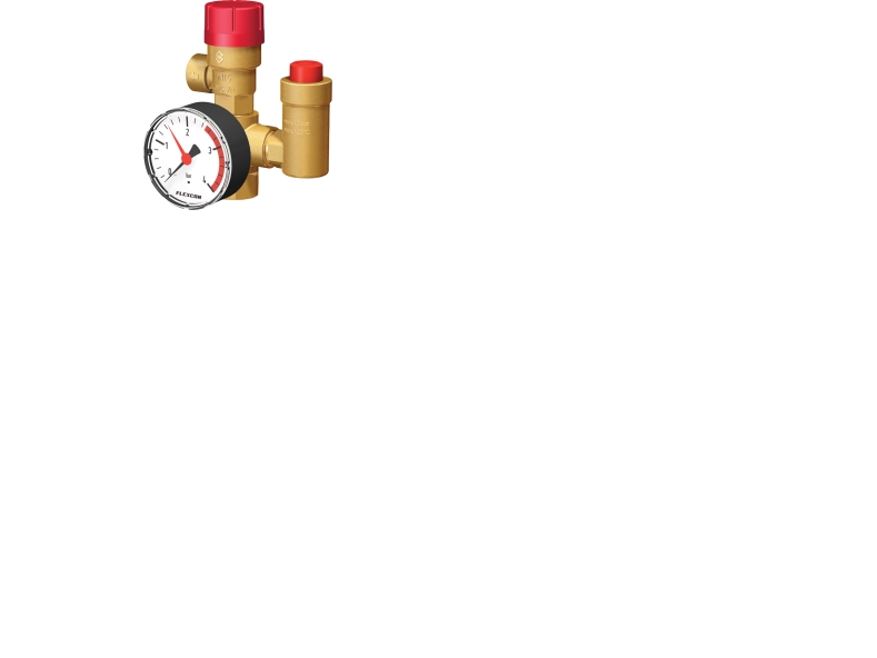 Flamco Flexcon samlesæt 3/4'' + 1/2'', 2,5 bar