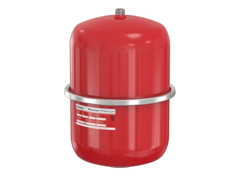 Flamco Flexcon Premium Trykekspansionsbeholder 18 Liter Til Lukkede Varmeanlæg Og Køleanlæg. Max 50% Glycol And Max Up To 35% Ipa Sprit