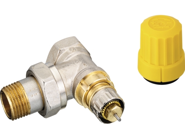 Danfoss RA-U radiatorventil 10, 3/8" Vinkelløbende