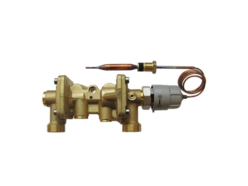 Danfoss Redan Ptc2+P Brugsvandsregulator, Tryk- og Termostatstyret, 3/4"