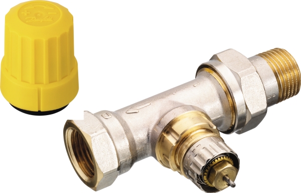 Danfoss RA-UR returventil 3/8'' ligeløbende,013G3298