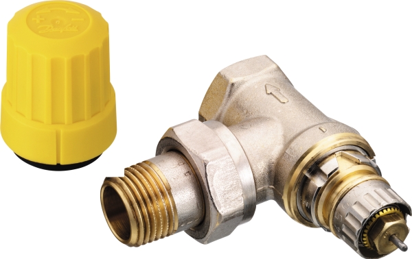 Danfoss RA-UR returventil 1/2'' Vinkelløbende,013G3229