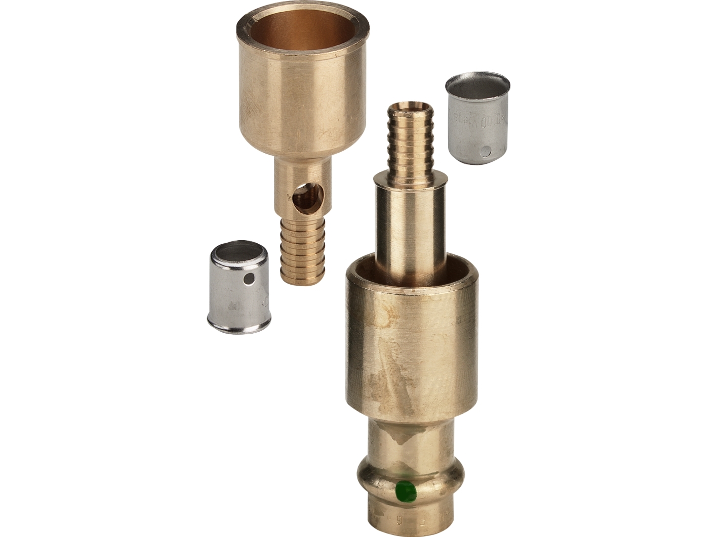 VIEGA IN-liner tilslut.sæt 28x12mm Til indvendig cirkulation inkl. ende- & tilslutningstykke
