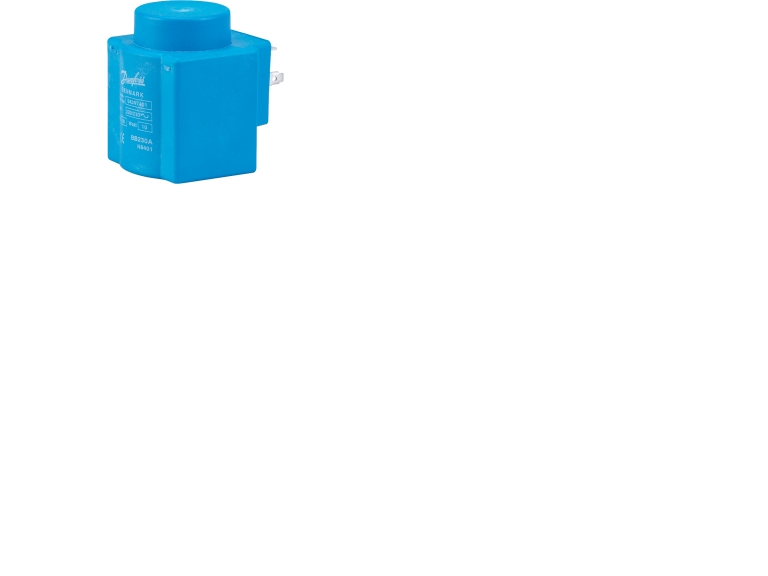 DANFOSS Spole til magnetventil, Type: BE230AS, Forsyningsspænding [V] AC: 220 - 230, Kapsling (IP): IP20, Aktuatorstørrelse: 13.5 mm 22VA