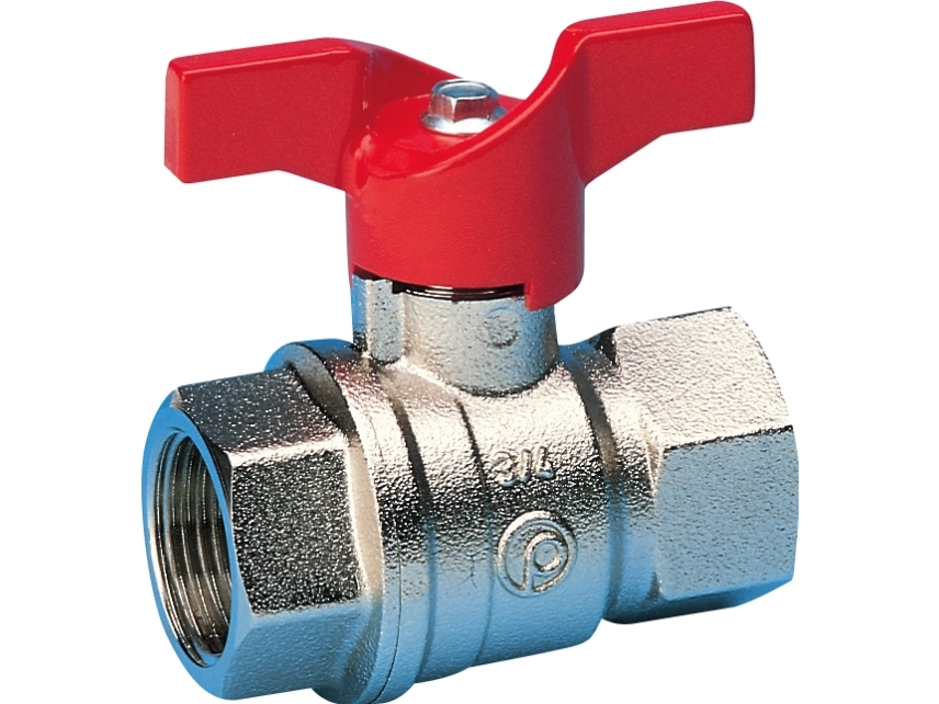 Pettinaroli 3/8" TEA kuglehane med T-greb, muffe/muffe