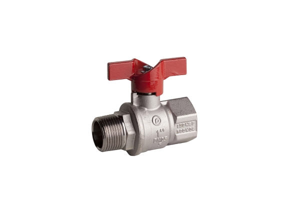 Pettinaroli kuglehane m/t-greb 1/2" gevind Muffe/Nippel