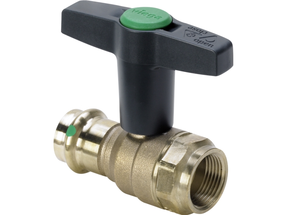 VIEGA Easytop presskuglehane RØDGODS 18MM X 1/2med SC-Contur