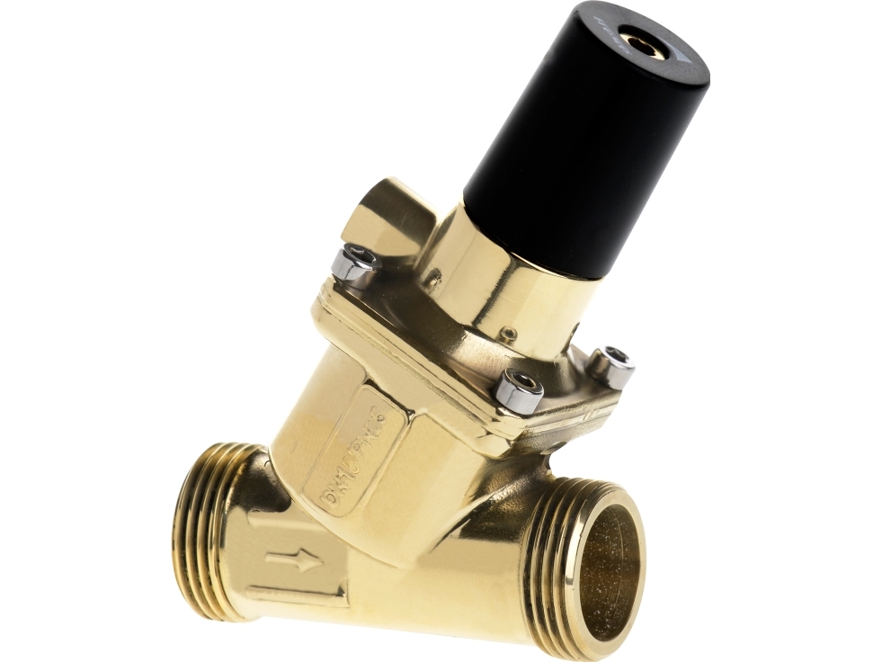 Frese PV Compact Differenstrykregulator DN15 nippel-nippel med kapillarrør & 1/4'' tilslutningadapter, Trykområde 5-30 kPa