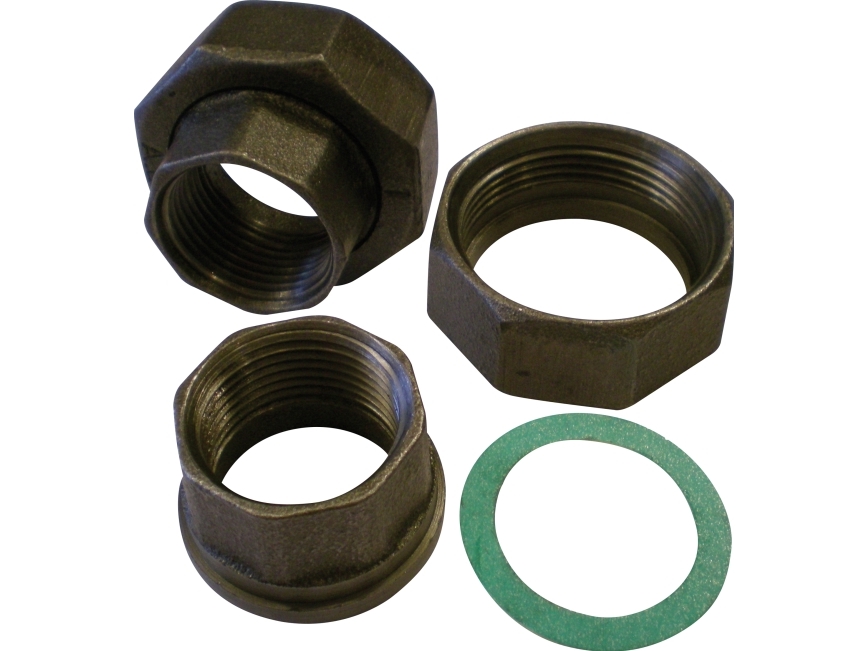 2” x 1¼” pumpeunionssæt t/cirkulationspumper
