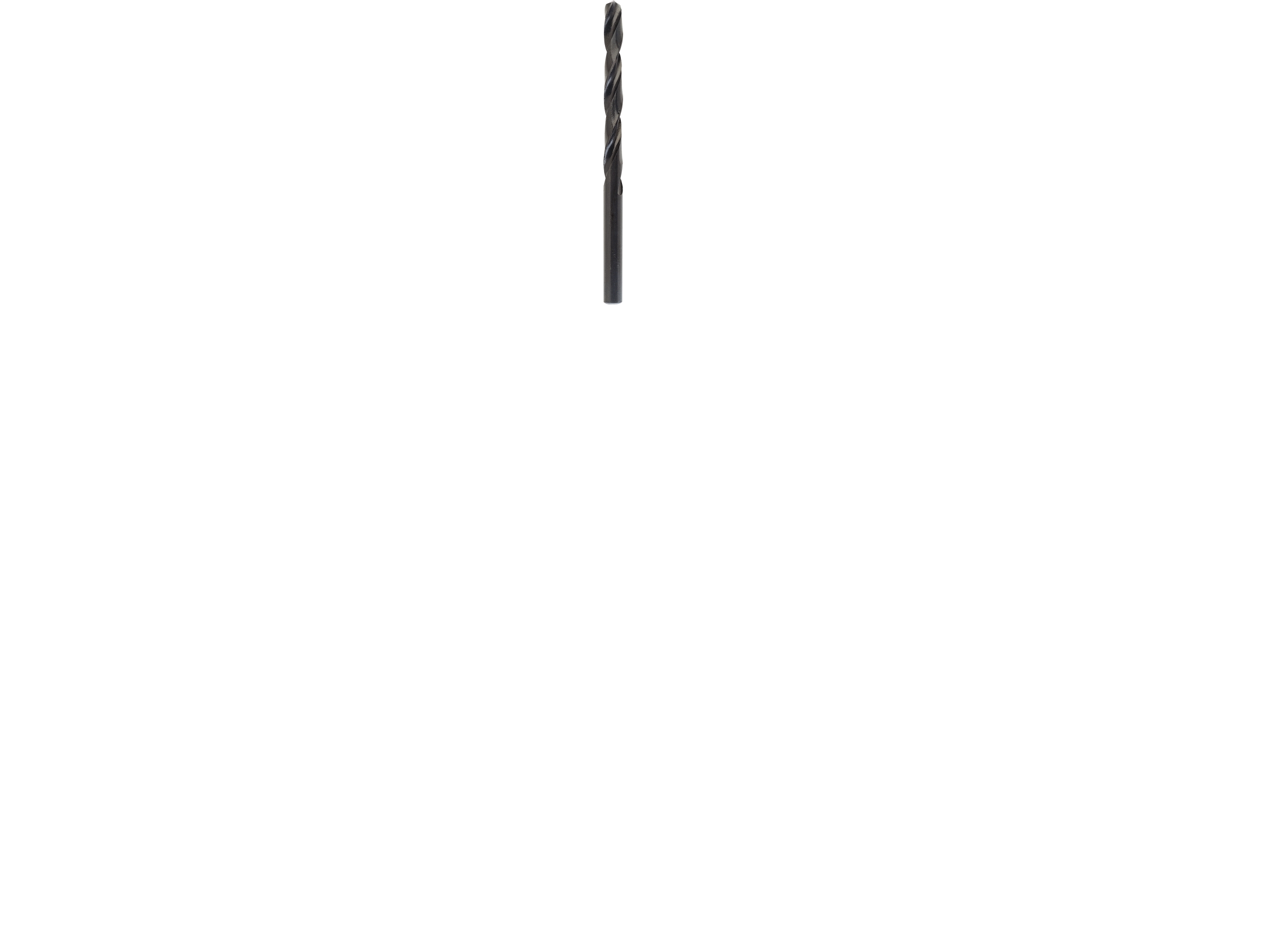 Metal spiralbor HSS DIN 338 Ø4,2 med cylindrisk skaft arbejdslængde 43 mm totallængde 75 mm - (10 stk.)