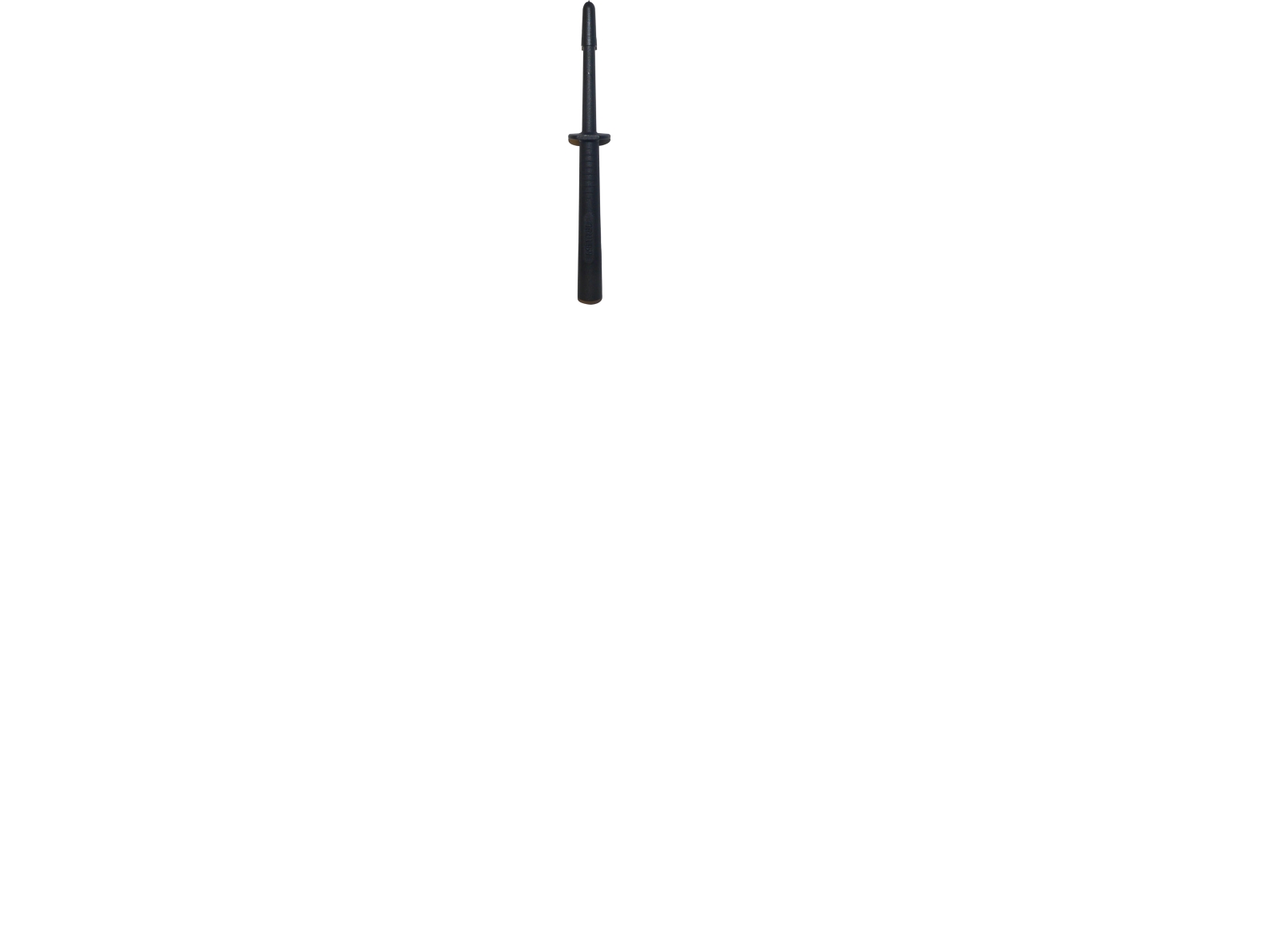 Prøvepind til eurotester, L=140 mm, rød, A1014