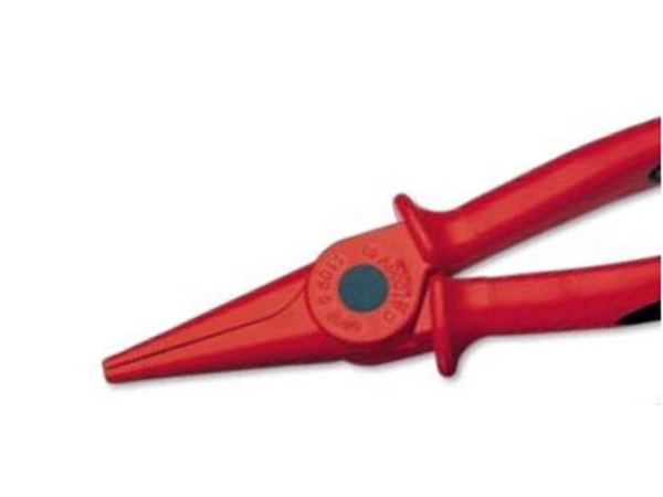 Cimco 100790, Rund-næse tænger, 8 cm, Plast, Plast, Rød, 200 mm