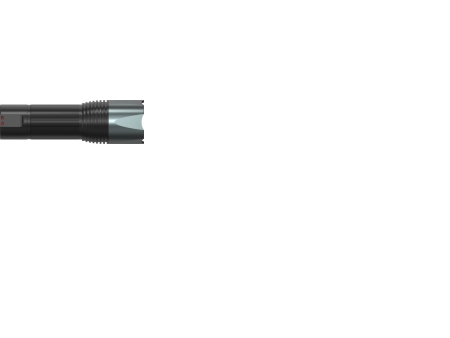ELWIS LIGHTING Elwis PRO S650 lygte, 650 lumes, justerbar lyskegle, inkl. 4 X AAA batterier, bæltehylster og håndledsrem, IPX5