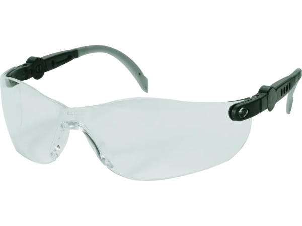 Eyewear sikkerhedsbrille klar - Space Comfort, 99,9% UV-beskyttelse, justerbare stænger