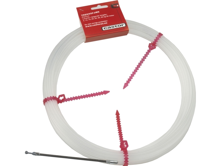 Dogger sgefjeder, nylon, 4 mm, 20 meter