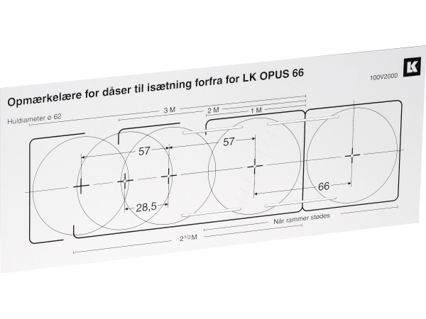 Opus® 66 Mærkelære Til Opmærkning Af Alle Typer Forfradåser