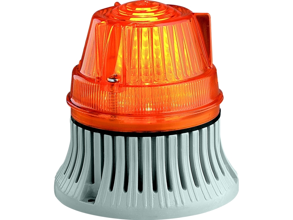 ANDERSSONS AGENTUR Blinklampe, type 332N.24-240, 24-240V AC, ORANGE, Leveres uden lyskilde (BA15D 5W), IP54