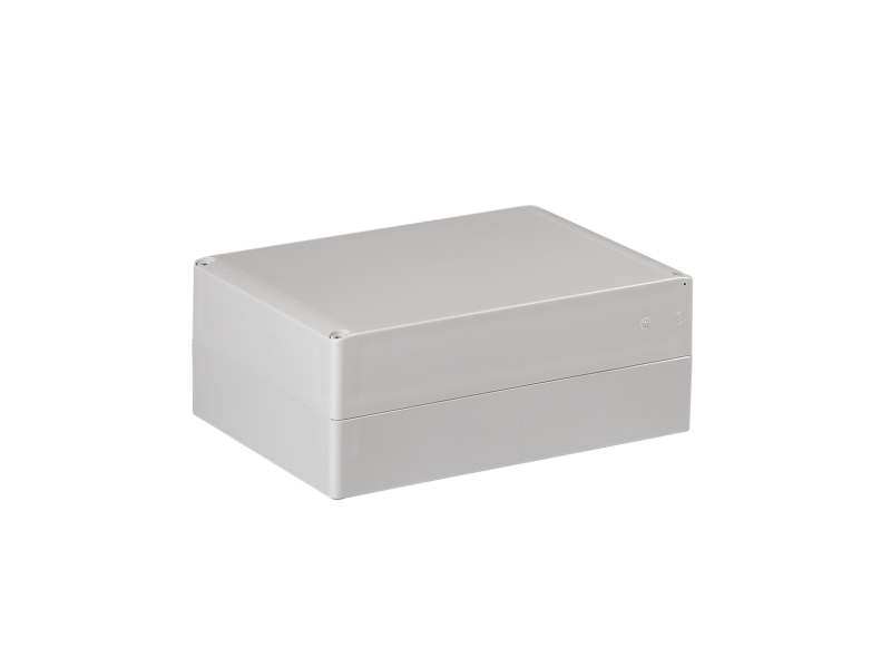 Ensto Cubo S-kabinet 175x250x100mm base 50mm sider glat dæksel grå IP67 PC SPCP182510G