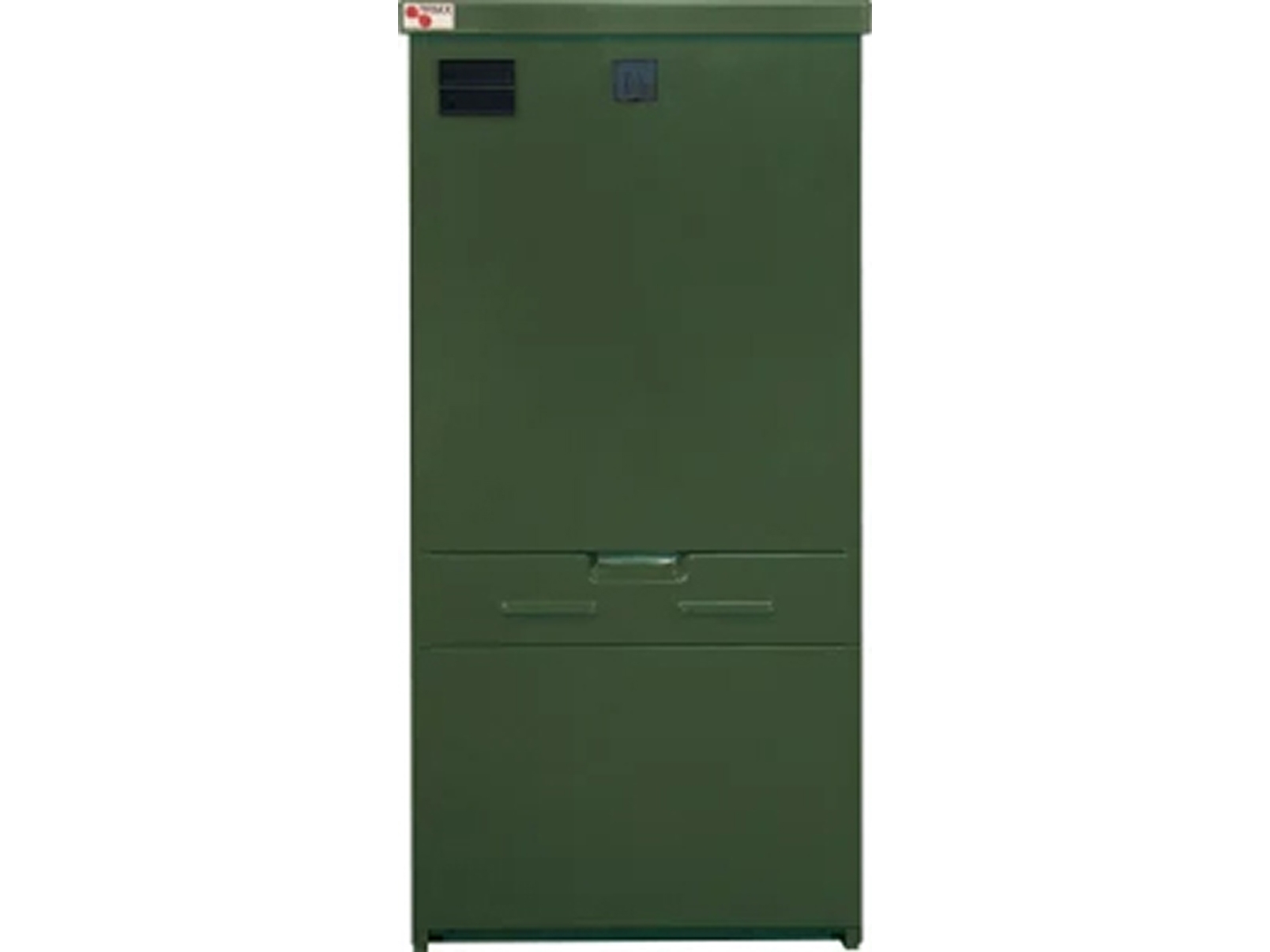 Gadeskab FE 594 grn, inkl. Budi bagplade