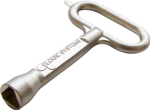 Elogic trekantngle, 11,2 mm, rustfri stl, til triarca skabe