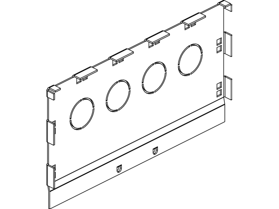 CUBIC Klasse II: Bagplade, top