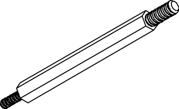 CUBIC Stagbolt for afdæk. skinneholder, S225