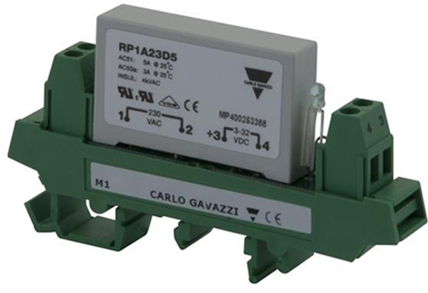 AC SSR-relæer 1-polet ZS (Zero Switching) 230 VACrms 5 AACrms 4-32 VDC 5A
