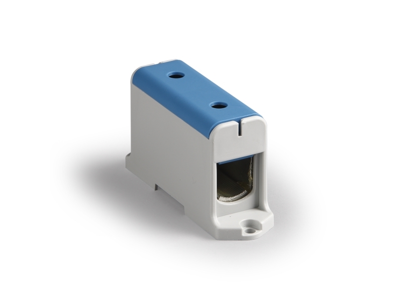ENSTO Gennemgangsklemme 35-240mm² skrueterminal BLÅ ENKEL