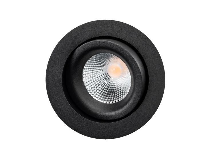 SG Junistar Lux IsoSafe indbygningsspot, 4000K, sort