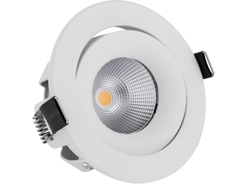 Downlight One 360+ 6,5W, 610lm, 3000K, 36°, dæmpbar, 360° roterbar, CRI90, Hvid
