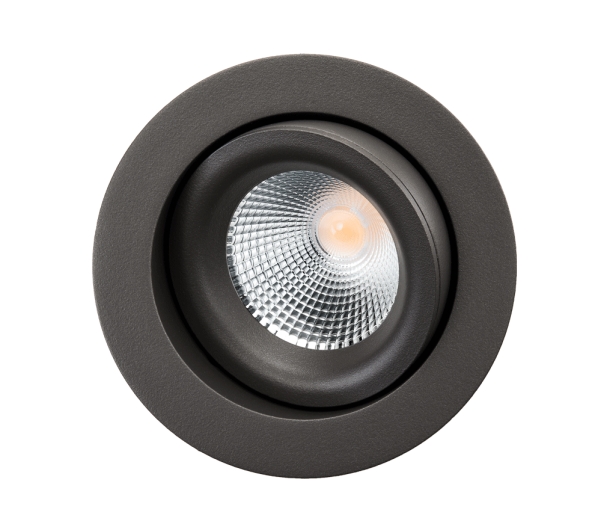 Downlight Junistar Lux Isosafe, 7W, 2700K, grafit - SG Armaturen