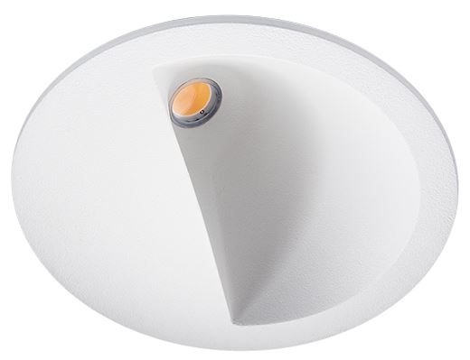 Downlight Junistar asymmetrisk 9W LED 3000K, 650 lumen, hvid