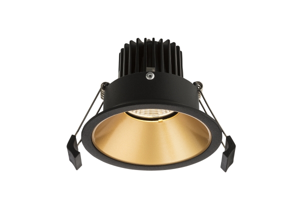 Inverso G2 Ø90 11W 950LM 2700K CRI90 Sort Med Guld Reflektor