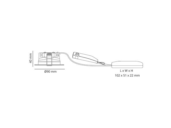 SG ARMATUREN JUNISTAR ECO OUTDOOR 6W 550LM 3000K HVID