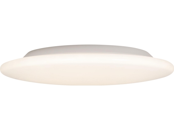 LED-Plafond Moon Slim S 320, 3000 K/4000 K via DIP-switch. 1700 lm, Ra80, 3SDCM, 18 W, IP44, 230 V. Mikrobølgesensor.