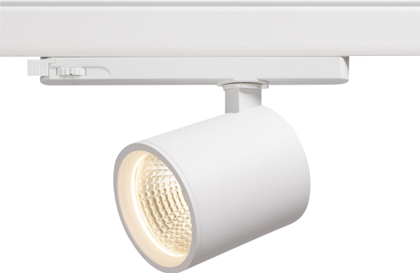 Reflektorspotlight Optic Track M 60° hvid 3000 K, 22 W, 1850 lm, Ra90, vipbar 90°, roterbar 355°, IP20. Bagkantsdæmpning