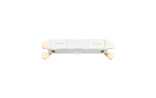 Zip 230V Sammenkobling lige stykke hvid