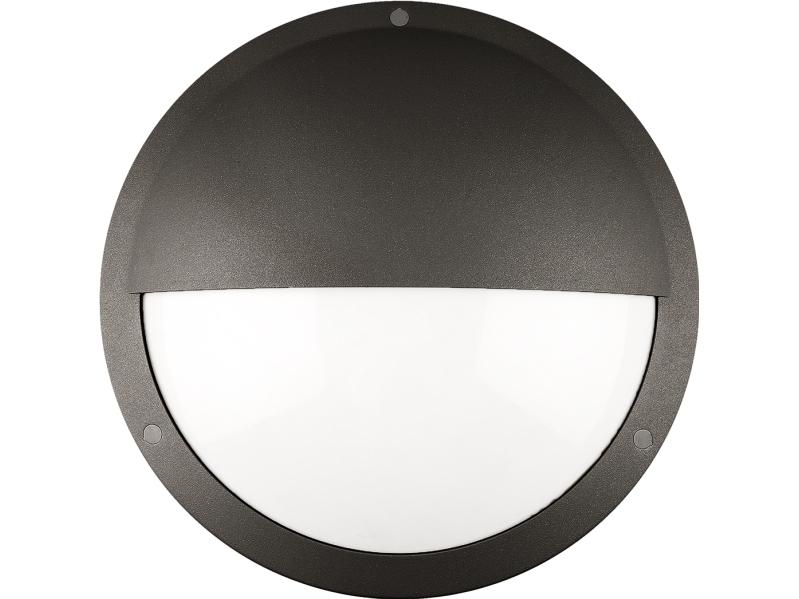 Moon Public EYE, 550lm, 16W 3000K-4000K, integrerat LED-modul, ansluts direkt till 230V, IP65, antracit PROFESSIONELL