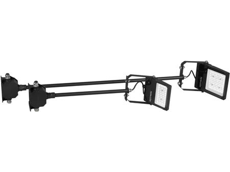 Skiltebelysning Scout G2 Sign 50 XS 4000 K Asym, DIP-Power 10 W/20 W/30 W, 1560-4250lm. 80°x150° spredning. IP66, IK08.
