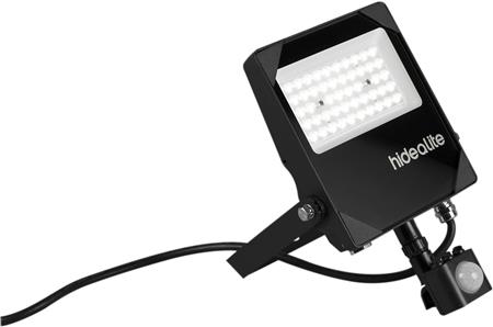 Spotlight Scout G2 XS 4000K Asym PIR, DIP-Power 10 W/20 W/30 W, 1500-4250 lm. IP66, IK08. Inkl. 2 m kabel.