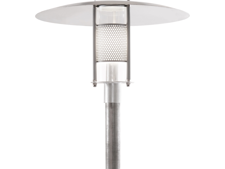 DeKanon parkarmatur f/Ø60mm mast. E27. f/Retrofit LED. Varmgalvaniseret. Klasse II dobbeltisoleret m/3,5M kabel