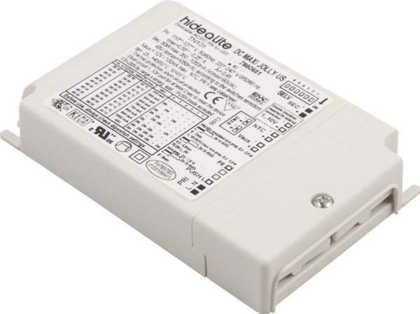 Universal LED-driver både konstant spænding og konstant strøm. Dæmpbar 1-10V via DIP, PUSH 350-1050 mA (48V)