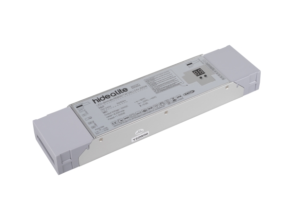 LED-dimtrafo RGBW/TW DALI 24 V 200 W. Til styring af LED-strip RGBW/TW via DALI type DT8 med en adresse. Maks. 100 W pr. udgang