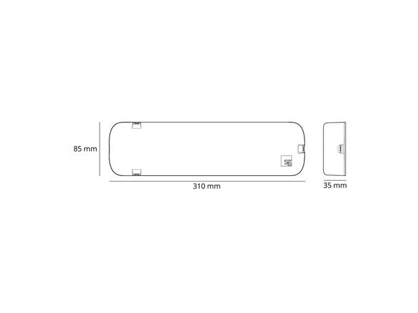 SG ARMATUREN SG Hvid Driver 24V 150W Bagkantsdæmp