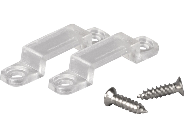 Clips til LED-strip 230V IP65, 20 stk. PROFESSIONEL - (20 stk.)